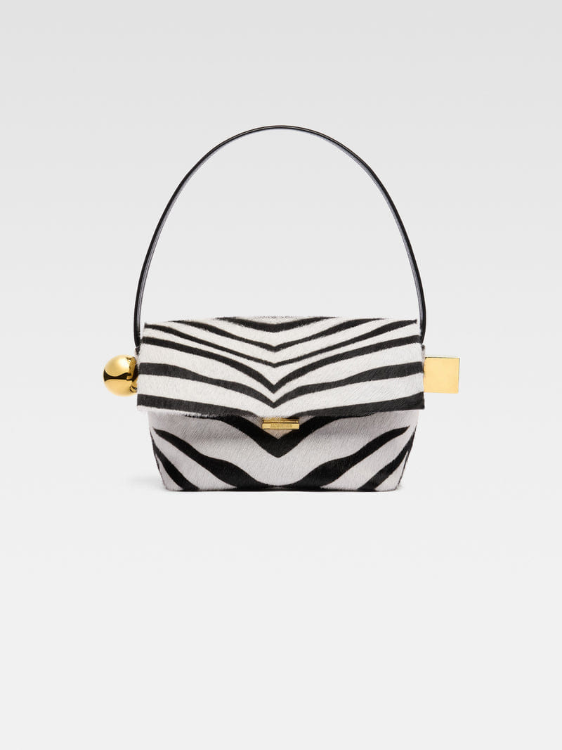 Jacquemus Le Rond Carre Black/White Zebra