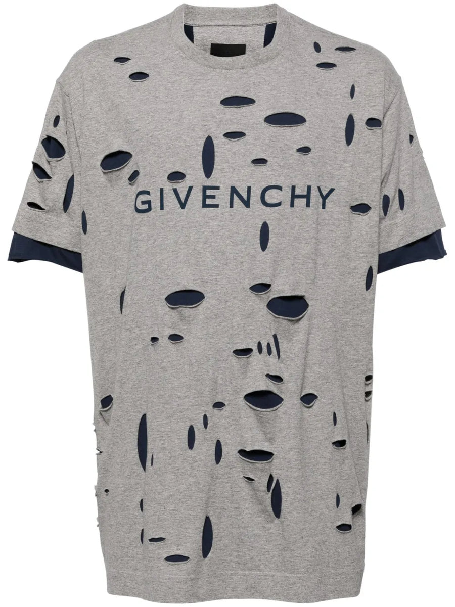 distressed layered T-Shirt
