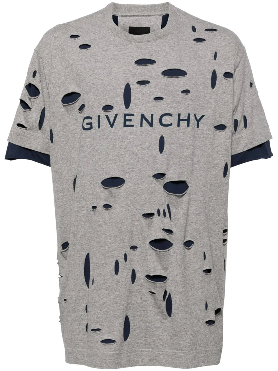 distressed layered T-Shirt