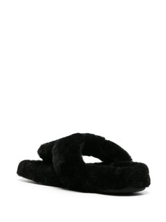 Ease shearling flip flops