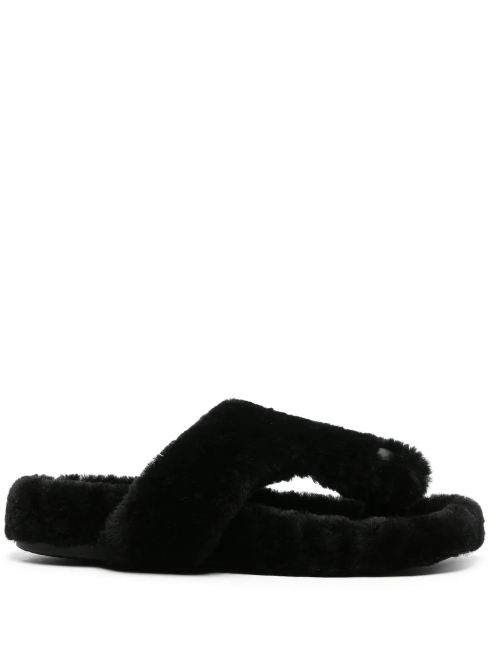 Ease shearling flip flops