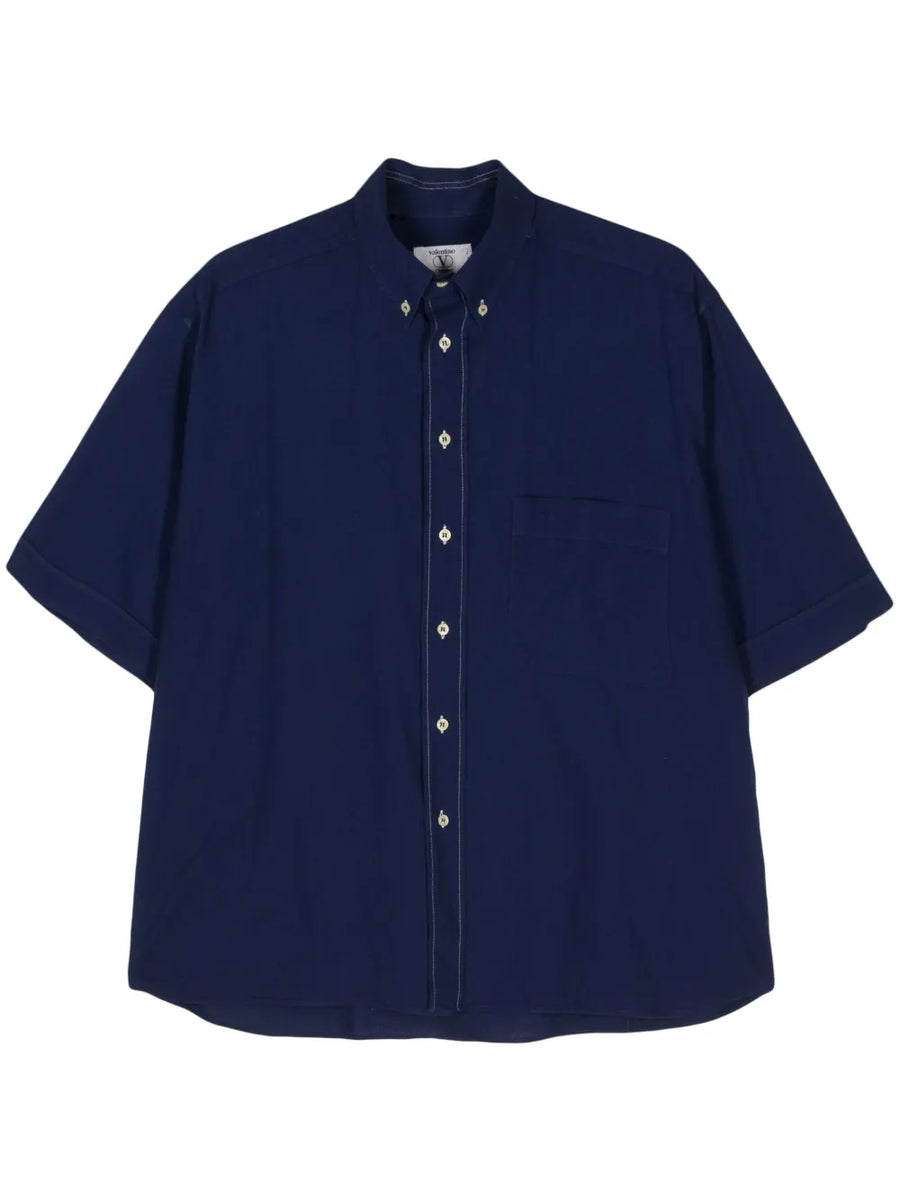2000s VLogo-embroidery shirt