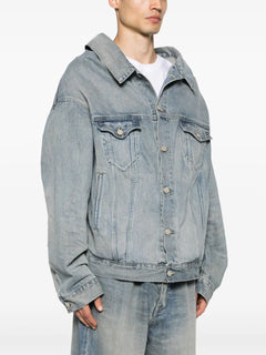 drop-shoulder denim jacket