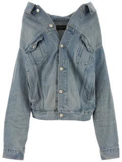 drop-shoulder denim jacket