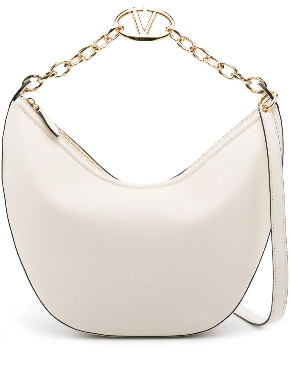 VLogo Signature leather shoulder bag