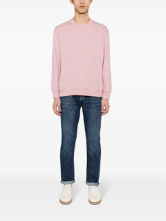 Solomei-embroidered tapered jeans