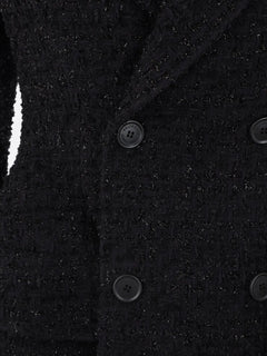 Hourglass tweed blazer