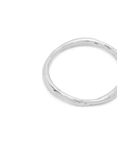 18kt white gold Organic ring