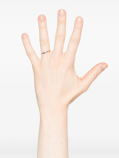 18kt white gold Organic ring