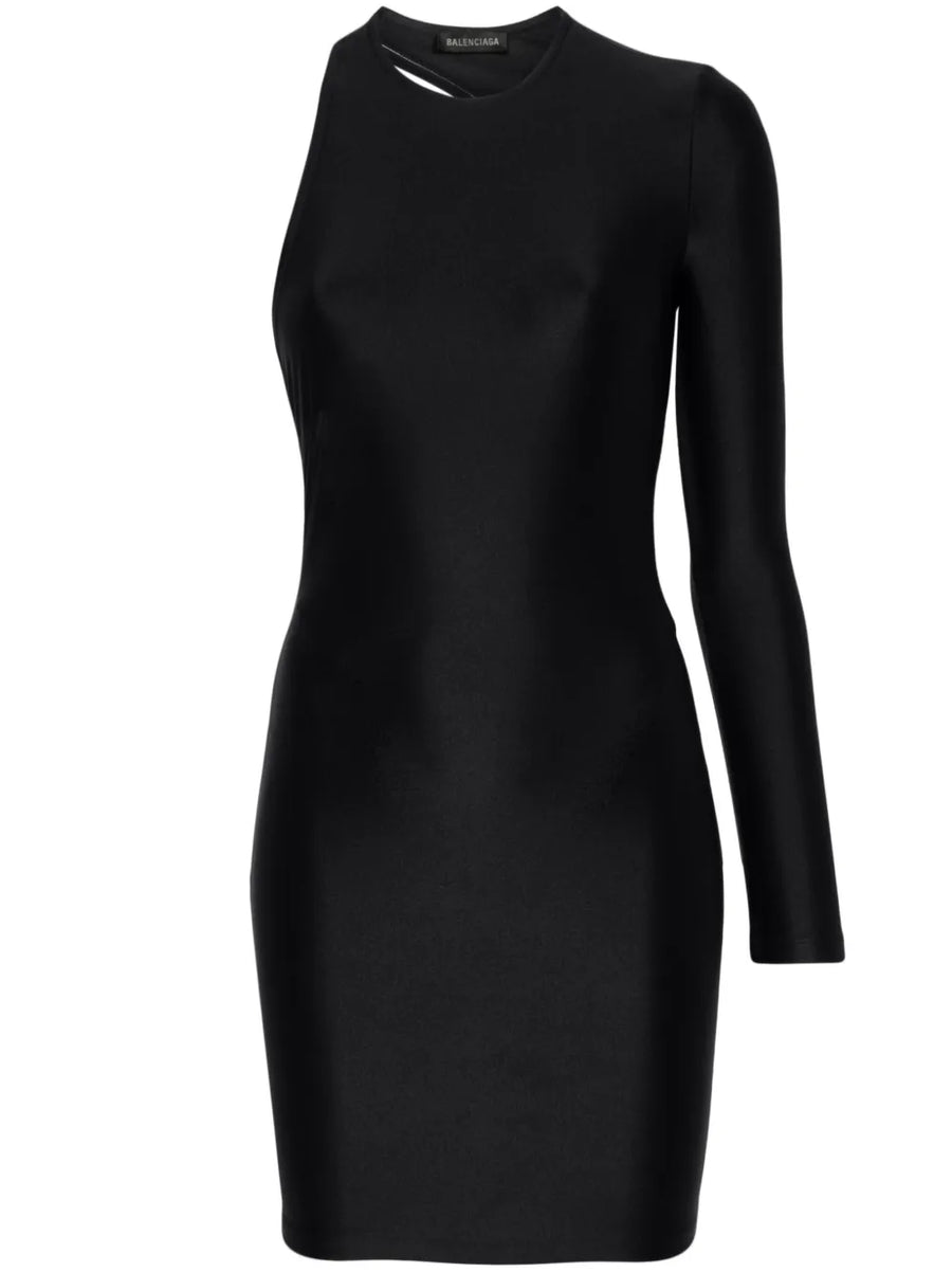 asymmetric mini dress