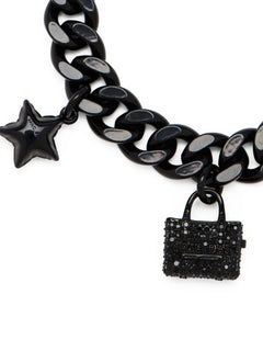The Mini Icon pavé charm bracelet
