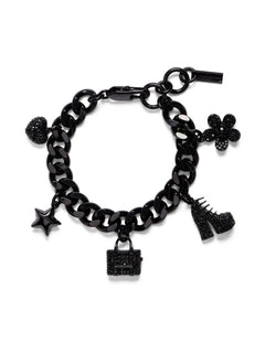 The Mini Icon pavé charm bracelet