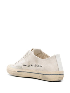 Star-patch canvas sneakers