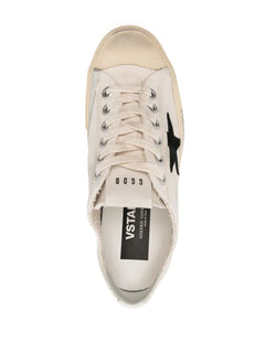 Star-patch canvas sneakers