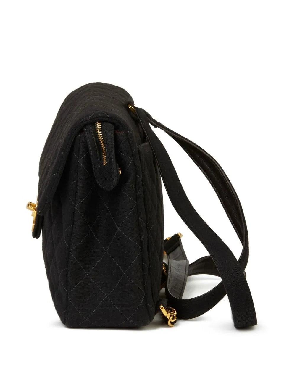 1995 Jumbo CC turn-lock flap wool backpack