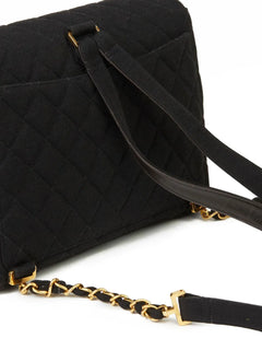 1995 Jumbo CC turn-lock flap wool backpack