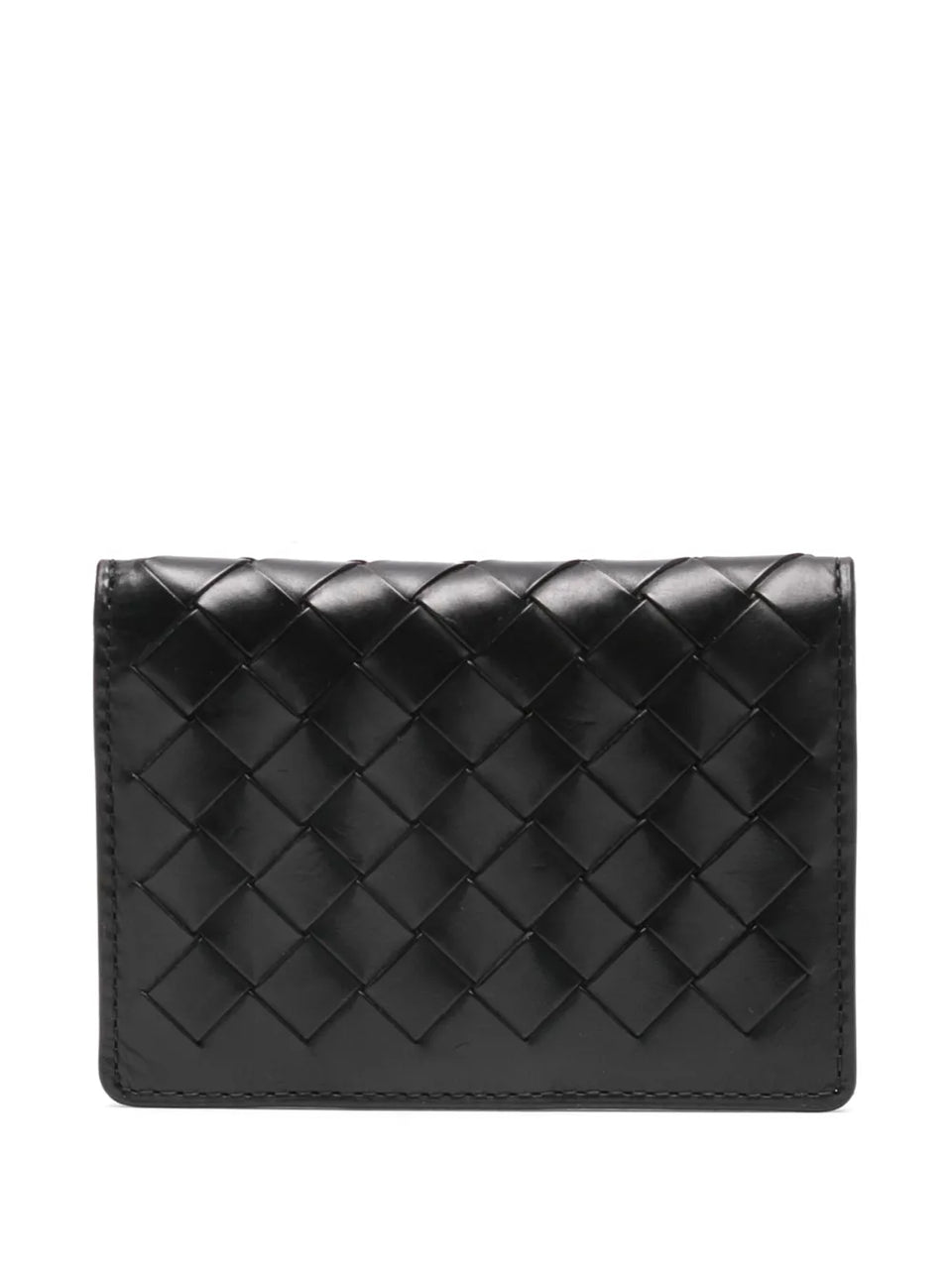 woven-design bi-fold cardholder