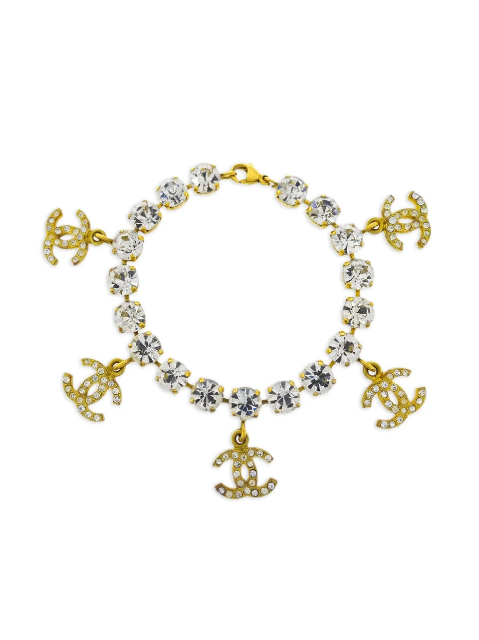1995 CC rhinestone-embellished bracelet