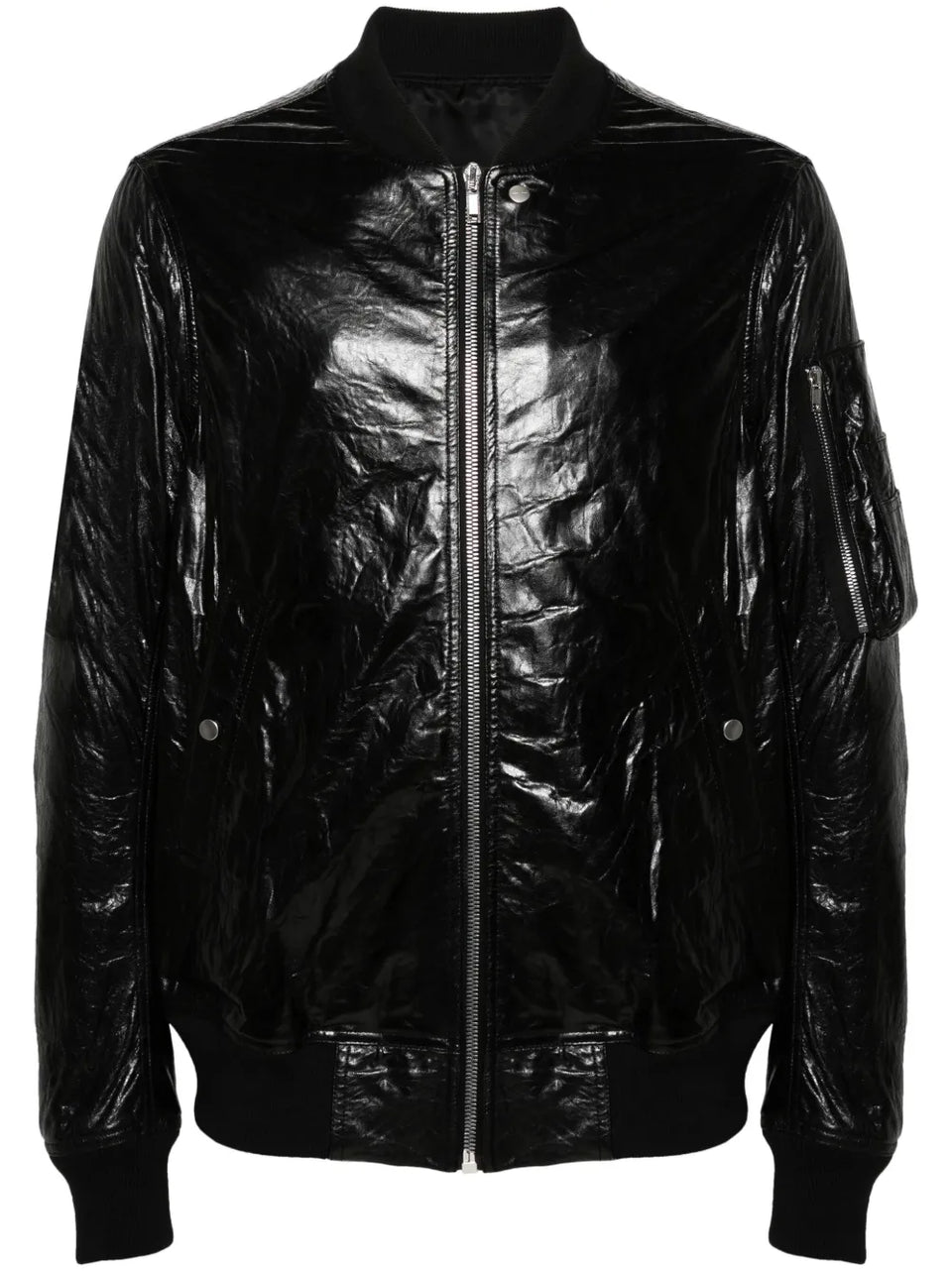 Classic Flight leather bomber jacket