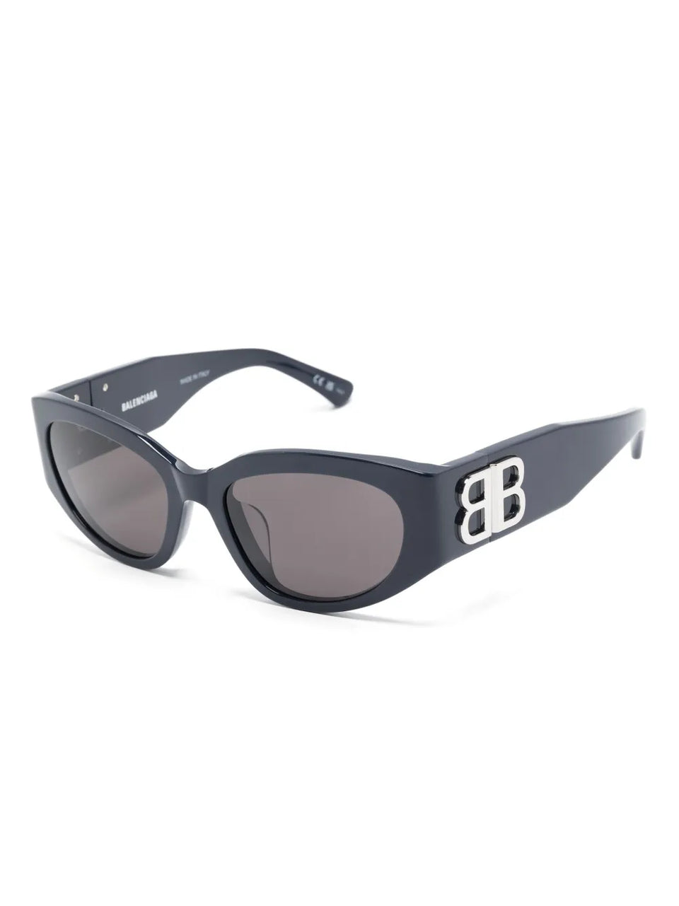 Bossy oval-frame sunglasses
