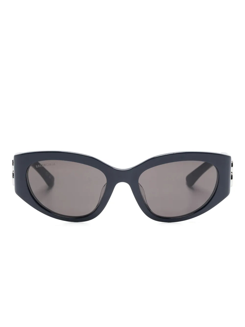 Bossy oval-frame sunglasses