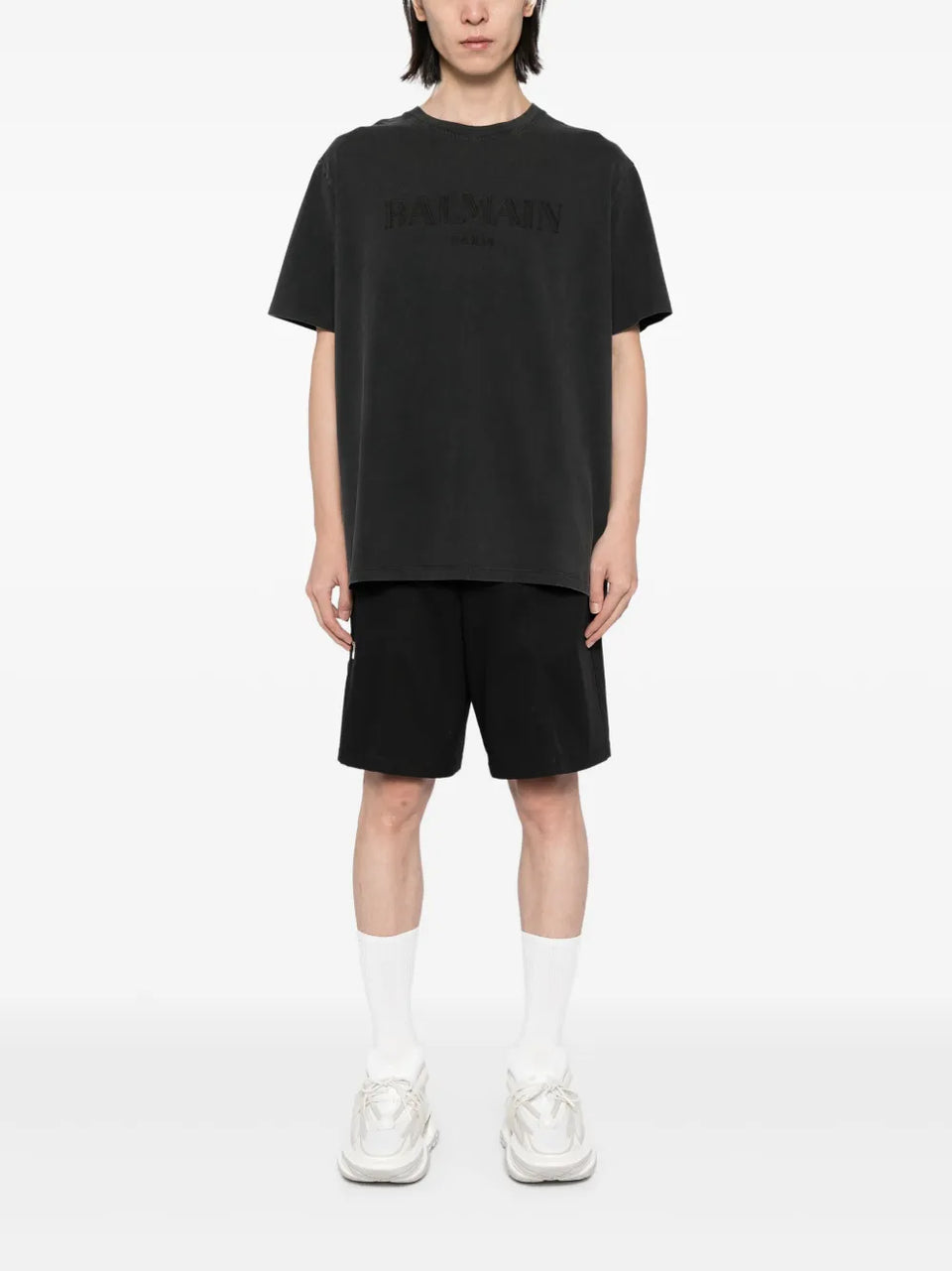 Vintage Balmain-embroidered T-Shirt