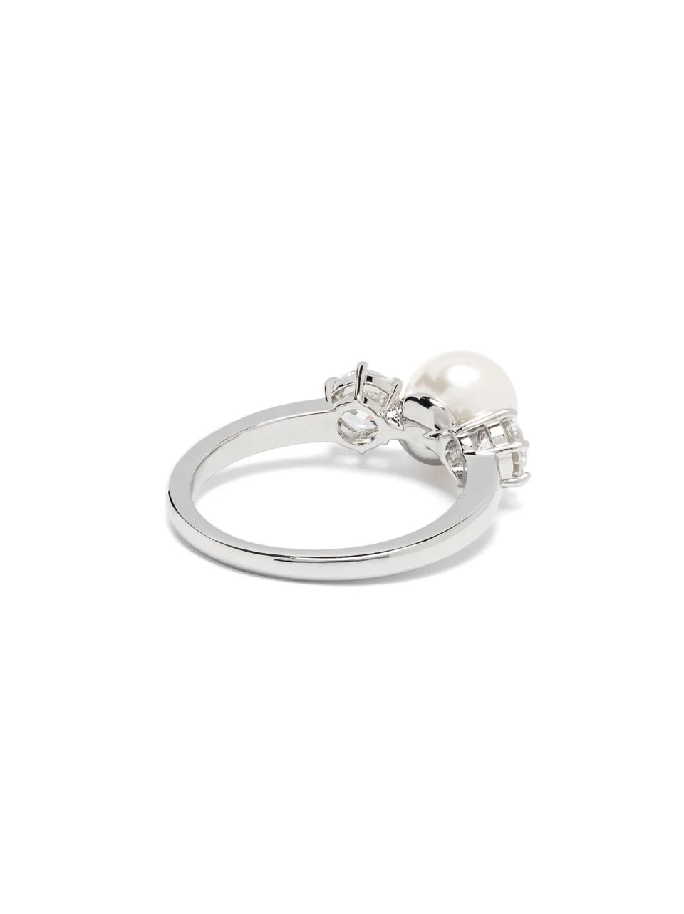 Matrix crystal pearl ring