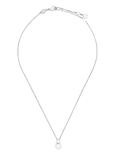 Matrix pearl-pendant necklace