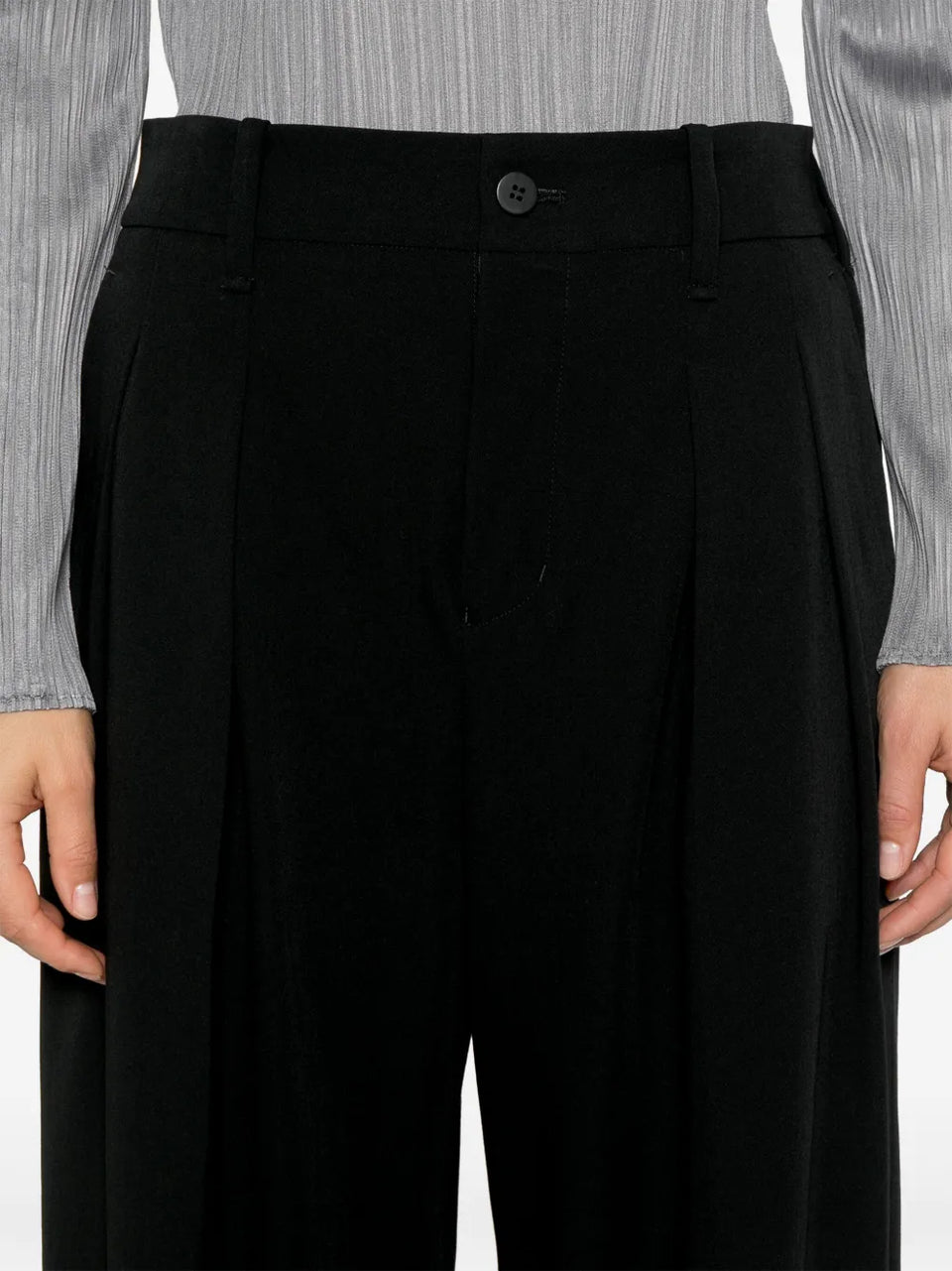 wool gabardine trousers