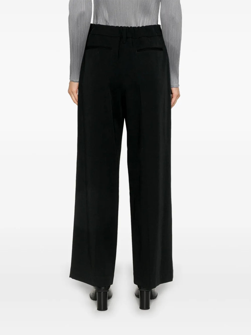 wool gabardine trousers