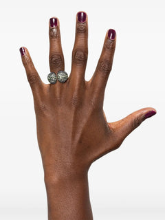 Sublima crystal-embellished cocktail ring