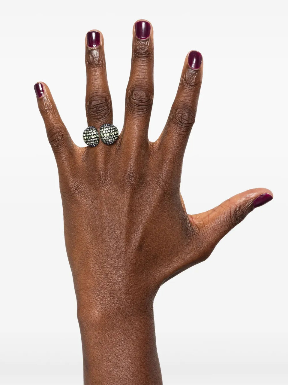 Sublima crystal-embellished cocktail ring