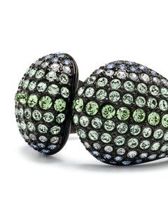 Sublima crystal-embellished cocktail ring