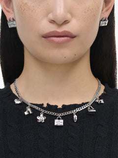 mini-icon charm necklace