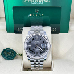 Rolex | Datejust | 126334-0022 | Steel | 41 mm | Steel | Grey | Automatic