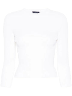 BB-pattern open-knit jumper
