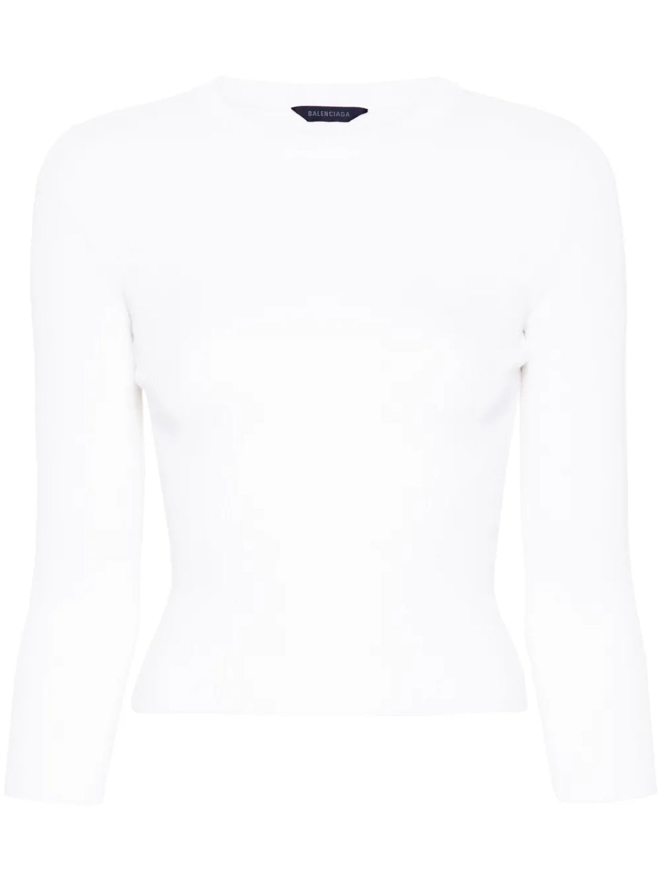 BB-pattern open-knit jumper