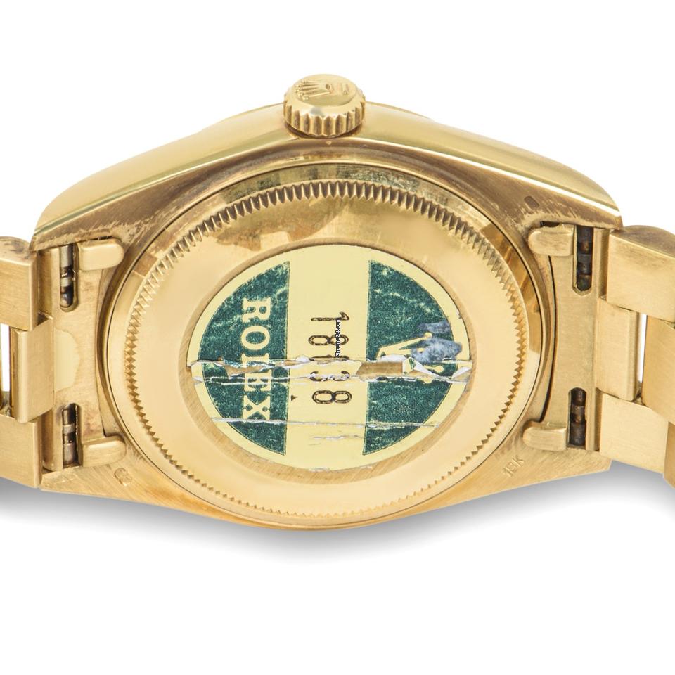 Rolex | Day-Date | 18038 | Yellow gold | 36mm mm | Yellow gold | Red | Automatic