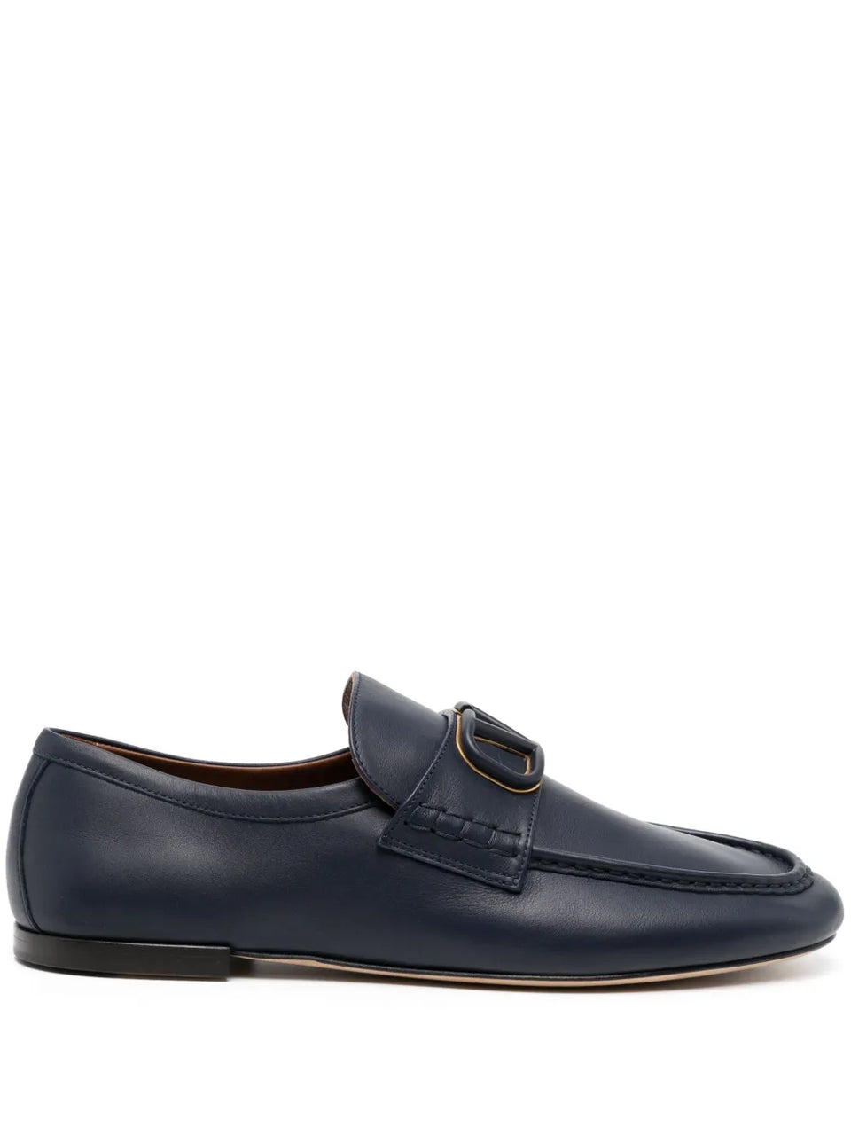 VLogo Signature leather loafers