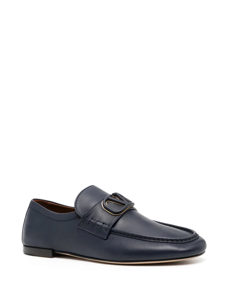 VLogo Signature leather loafers