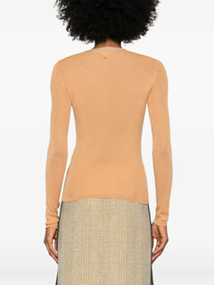 long-sleeve wool jumper