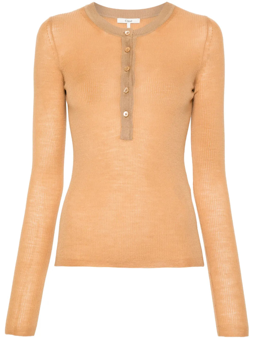 long-sleeve wool jumper