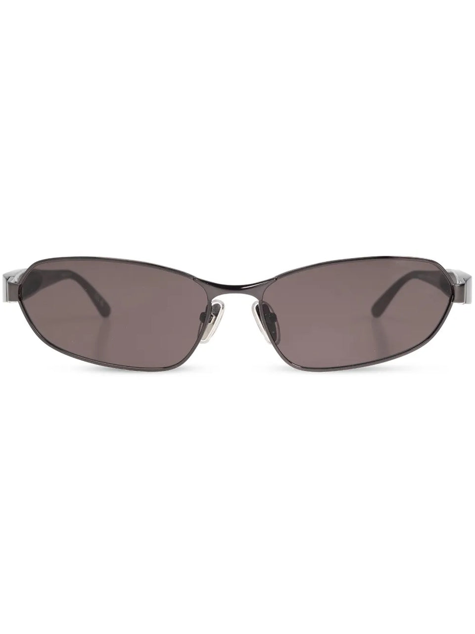 logo-engraved rectangle-frame sunglasses