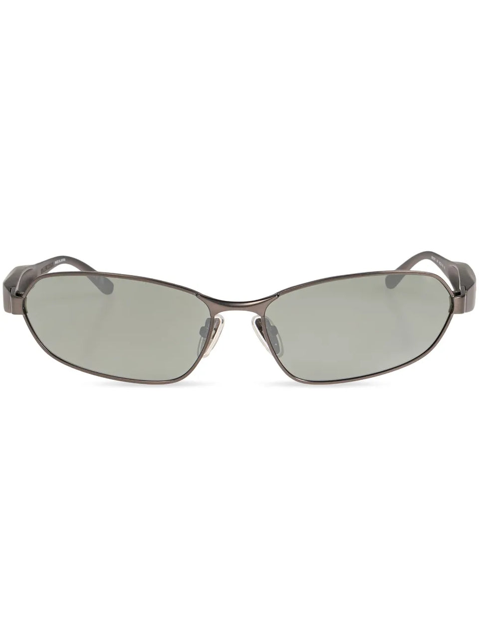 logo-engraved rectangle-frame sunglasses