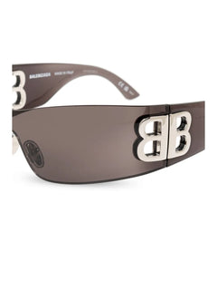 shield frame logo sunglasses