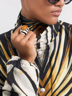 enameled metal ring
