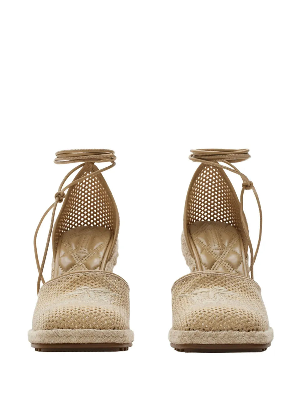 mesh plunge espadrilles