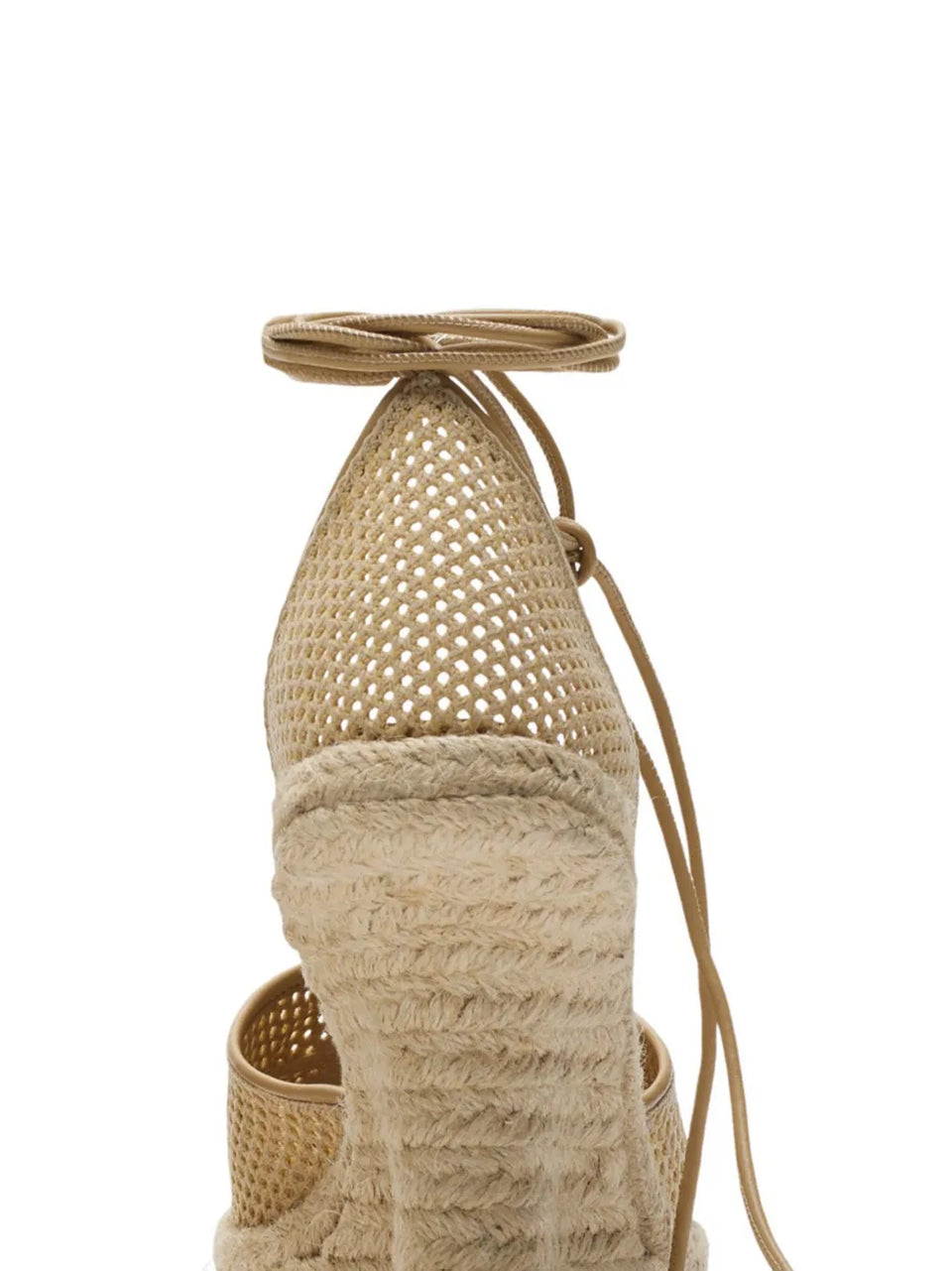 mesh plunge espadrilles