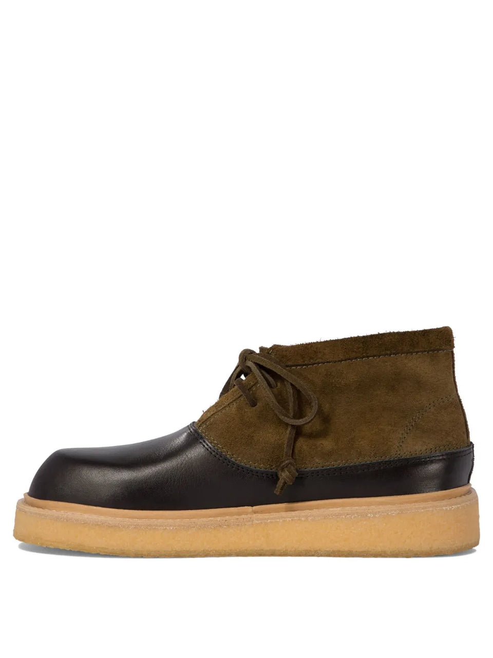 logo-tag leather ankle boots