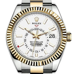 Rolex | Sky-Dweller | 326933 | Yellow gold | 42 mm | Gold/Steel | White | Automatic